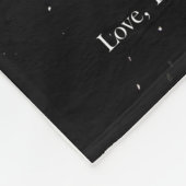 妻へパーソナライズされたの手紙 フリースブランケット (角)