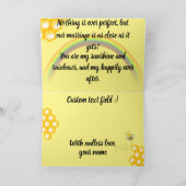 妻へビーカスタムとレインボーカードの記念日 カード (内部)