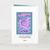 妻へ25周年を祝う カード (裏面)