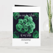 妻へ カード (裏面)