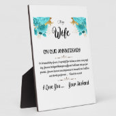 妻へ フォトプラーク (側面)