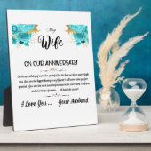 妻へ フォトプラーク (側面)