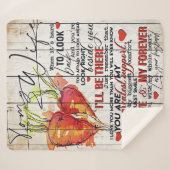 妻へ |休日の装飾 |私の妻への手紙 シェルパブランケット (正面(横))