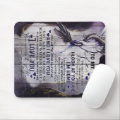 妻へ |妻おもしろいへの引用文 |新しいホームギフト マウスパッド (マウス)