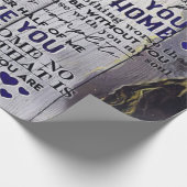 妻へ |愛のキャンバス ラッピングペーパー (角)