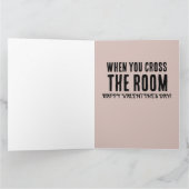 妻または夫のためのロマンチックなバレンタインデーのカード カード (内部)