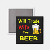 妻をおもしろい交換する マグネット (正面/裏面)