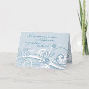 妻を亡くした後の結婚記念日 ブルー カード