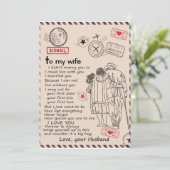 妻を愛する人 | 私の妻へ 愛してる 愛する夫 招待状 (スタンド正面)