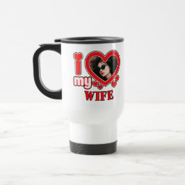 妻を愛すパーソナライズされた トラベルマグ