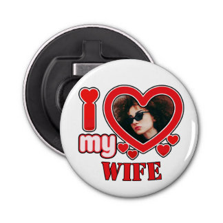 妻を愛すパーソナライズされた 栓抜き