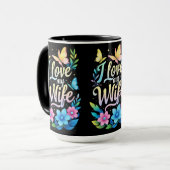 妻を愛す マグカップ (正面左)