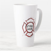 妻を解雇する カフェラテマグ (右アングル)