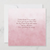 妻アニバーサリーピンクローゼス ノートカード (裏面)