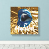 妻カスタマイズ誕生日プレゼント キャンバスプリント (インサイチュ (ウッドフロア))