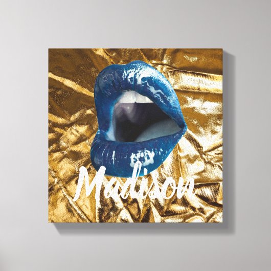 妻カスタマイズ誕生日プレゼント キャンバスプリント (正面)