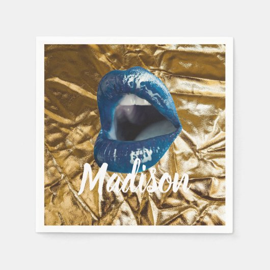 妻カスタマイズ誕生日プレゼント スタンダードカクテルナプキン (正面)