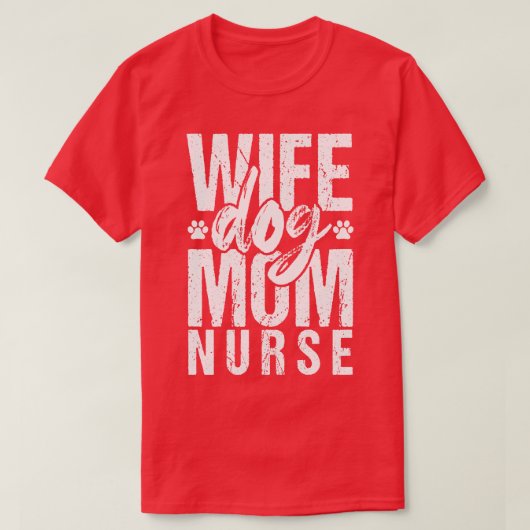 妻ナース Tシャツ (デザイン正面)