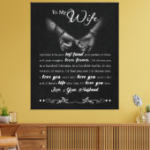 妻パーソナライズされたに毛布 キャンバスプリント (インサイチュ (リビング))