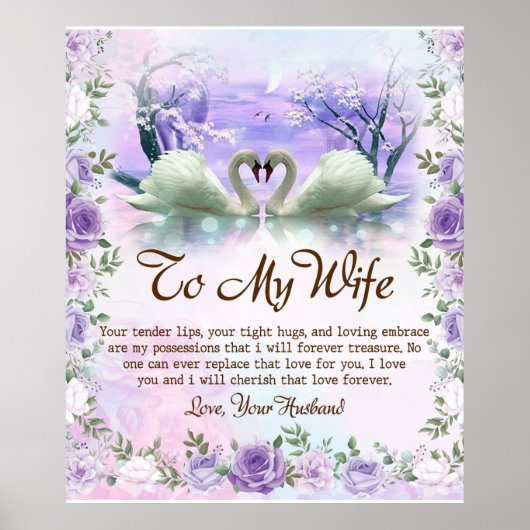 妻パーソナライズされたに毛布 ポスター (正面)