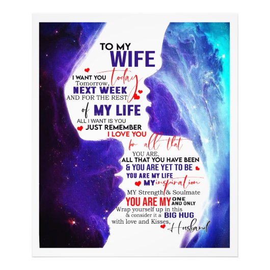 妻パーソナライズされたに フォトプリント            (正面)