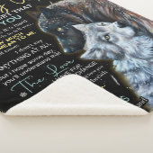 妻パーソナライズされたへの手紙 シェルパブランケット (3/4)