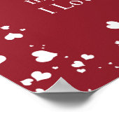 妻パーソナライズされたへの手紙 ポスター (角)