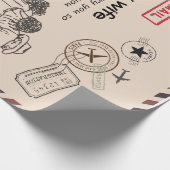 妻パーソナライズされたへの手紙、妻への誕生日贈り物 ラッピングペーパー (角)