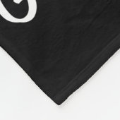 妻パーソナライズされたへ夫からの手紙空白の フリースブランケット (角)