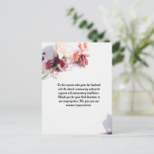 妻パーソナライズされた用名刺 ポストカード (スタンド正面)