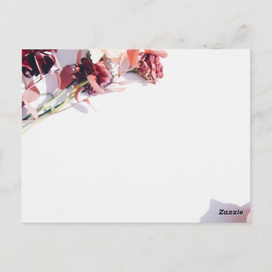 妻パーソナライズされた用名刺 ポストカード (裏面)