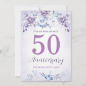 妻パーソナライズされた50周年記念カード シーズンカード (正面)