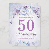 妻パーソナライズされた50周年記念カード シーズンカード (正面/裏面)