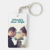 妻フォトグリーン キーホルダー (裏面)