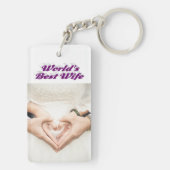 妻フォトパープル キーホルダー (裏面)