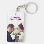 妻フォトパープル キーホルダー (裏面)