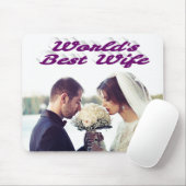 妻フォトパープル マウスパッド (マウス)