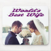 妻フォトパープル マウスパッド (正面)