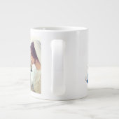 妻フォトブルー巨大コーヒーマグ ジャンボコーヒーマグカップ (裏面)