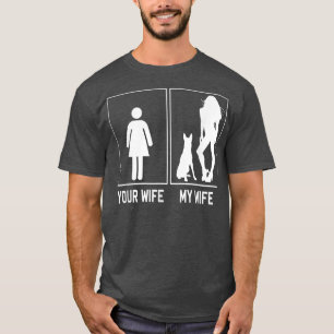 妻ベルギーのマリノワおもしろい物 Tシャツ