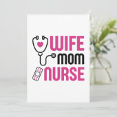 妻ママナース サンキューカード (スタンド正面)