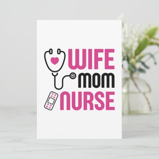 妻ママナース サンキューカード (スタンド正面)