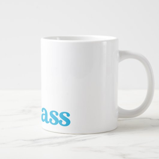 妻ママボスバダスキュートおもしろいママユーモアカラフル ジャンボコーヒーマグカップ (右)