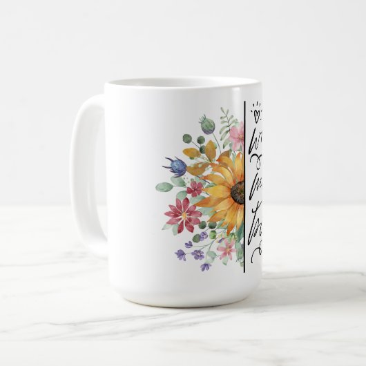 妻ママボスマザーズデイデザイン コーヒーマグカップ (正面左)