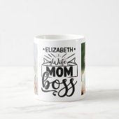 妻ママボス名前をカスタムする2写真 コーヒーマグカップ (中央)
