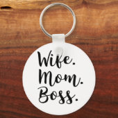 妻ママボス キーホルダー (正面)