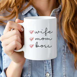 妻ママボス コーヒーマグカップ
