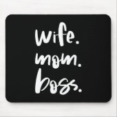 妻ママボス マウスパッド (正面)