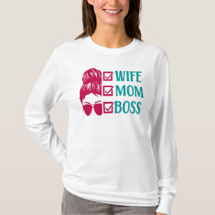 妻ママボス、ママ生活 Tシャツ