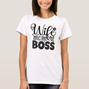 妻ママボス Tシャツ